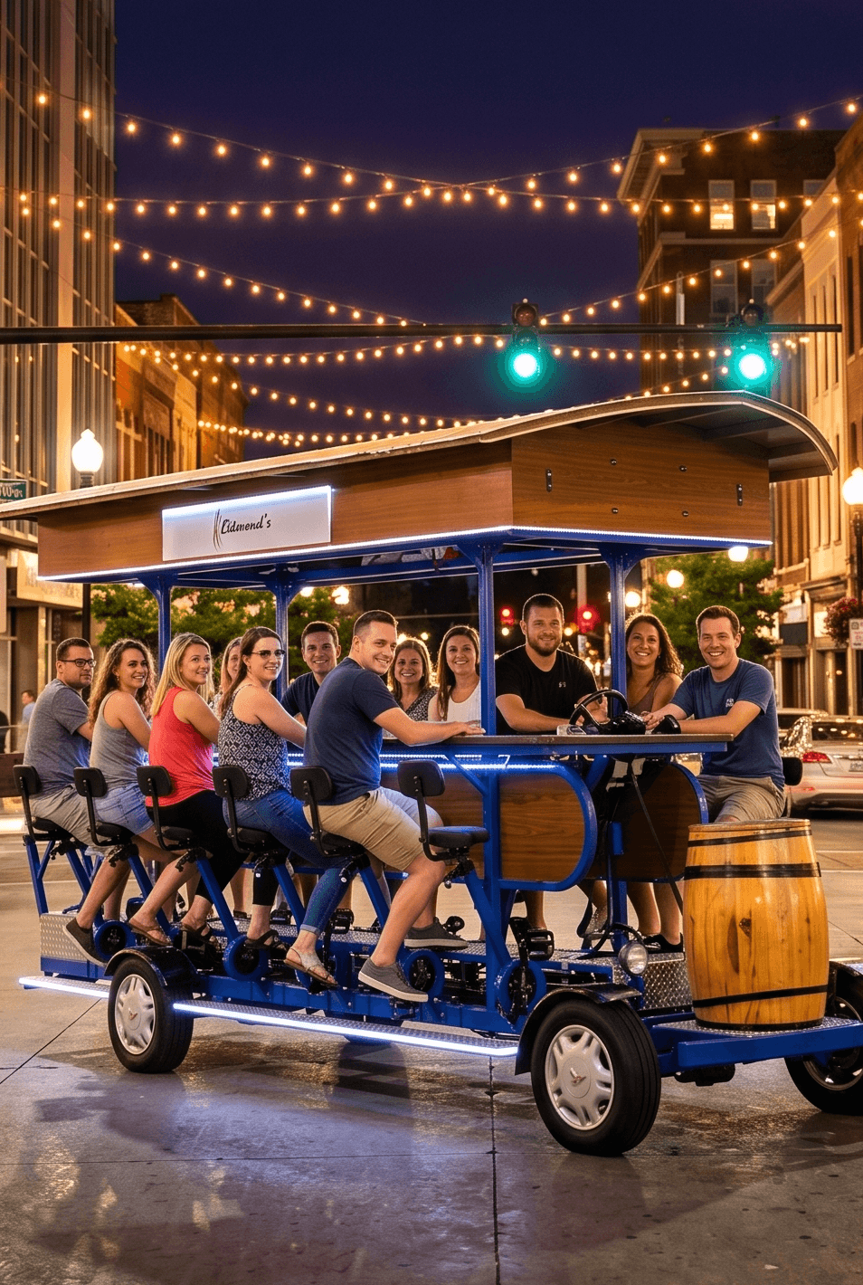 Railside Rides — pedal bike rolling through Grand Island